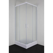 Sanotechnik BQ-Serie Eckduschkabine mit Mattglas Sanotechnik