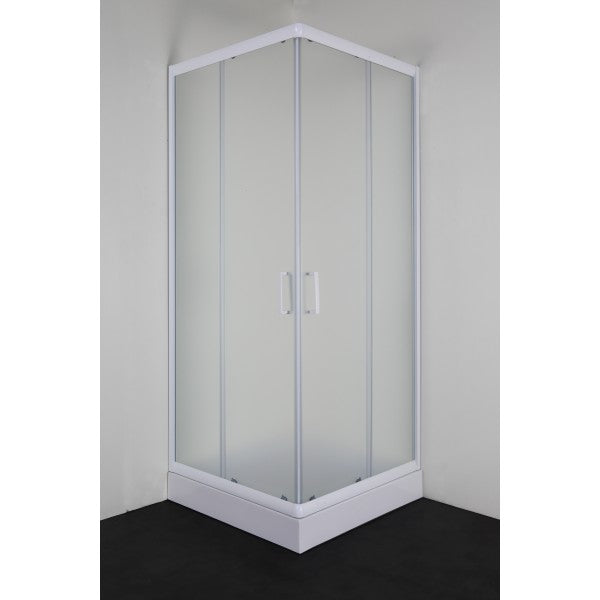 Sanotechnik BQ-Serie Eckduschkabine mit Mattglas Sanotechnik