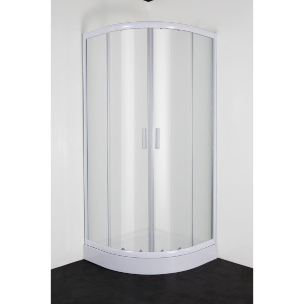 Sanotechnik Q-Serie Rundduschkabine, Weiß Sanotechnik