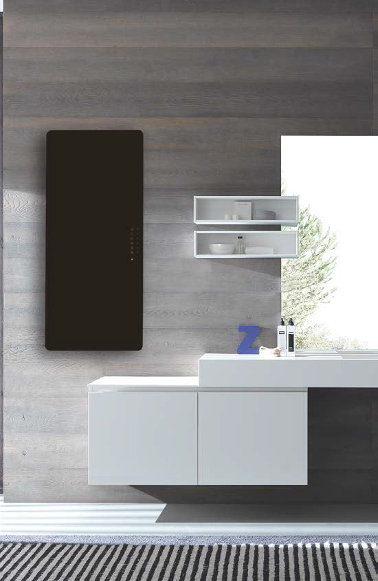 Sanotechnik E-ROM Design Heizkörper Schwarz Sanotechnik