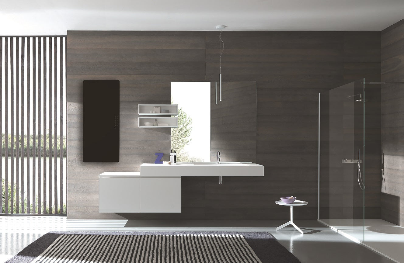 Sanotechnik E-ROM Design Heizkörper Schwarz Sanotechnik