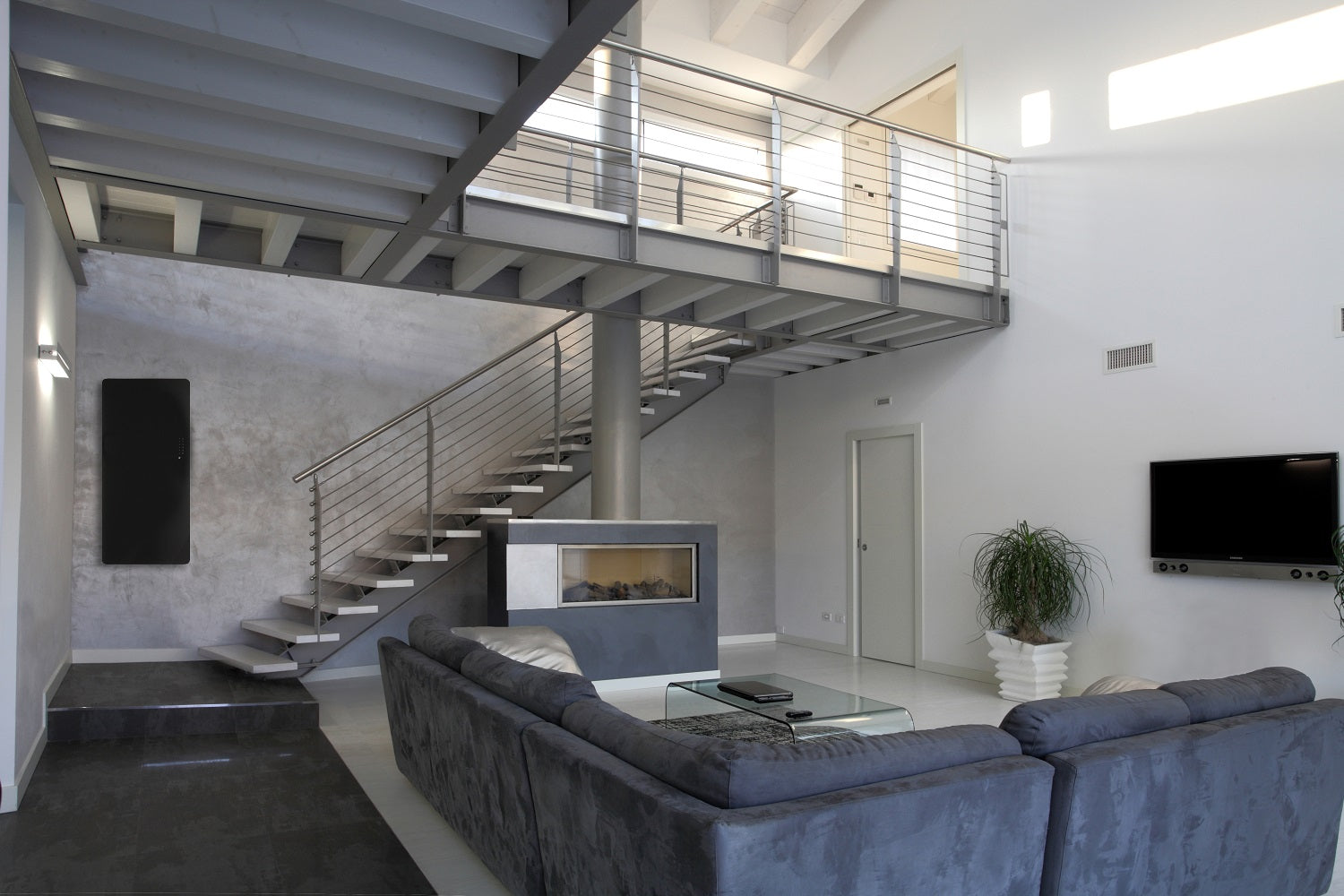 Sanotechnik E-ROM Design Heizkörper Schwarz Sanotechnik