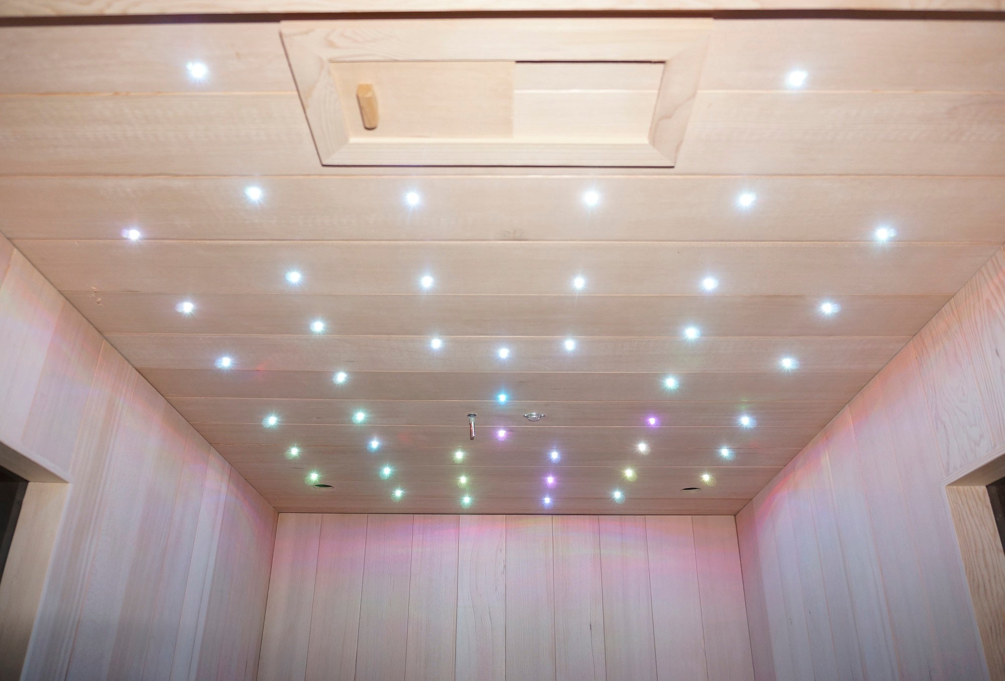 Sanotechnik Infrarotkabine CARBON 1 - Sternenhimmel aus Lichter