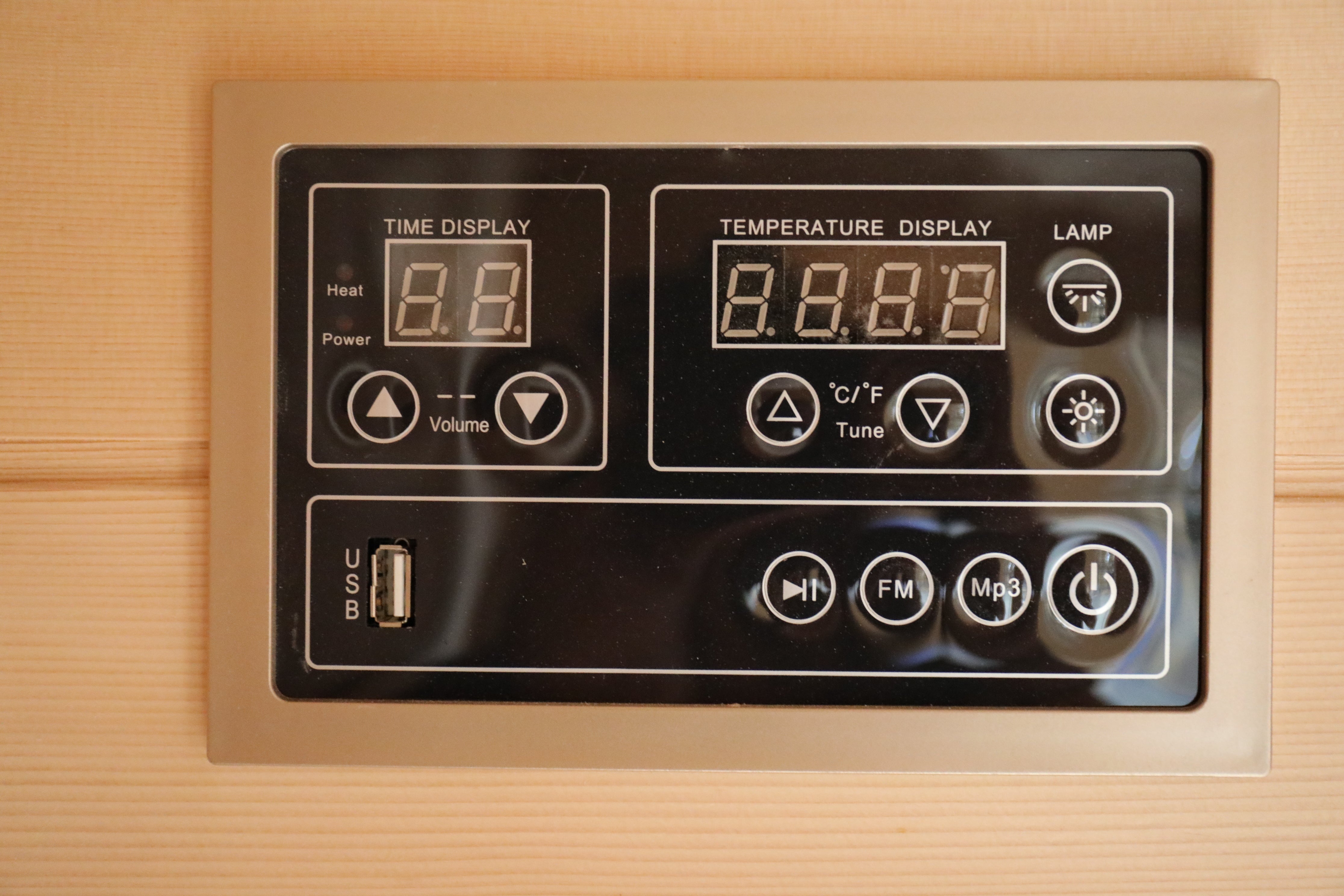 Sanotechnik Infrarotkabine TRENDY Austattung: elektronisches Bedienelement