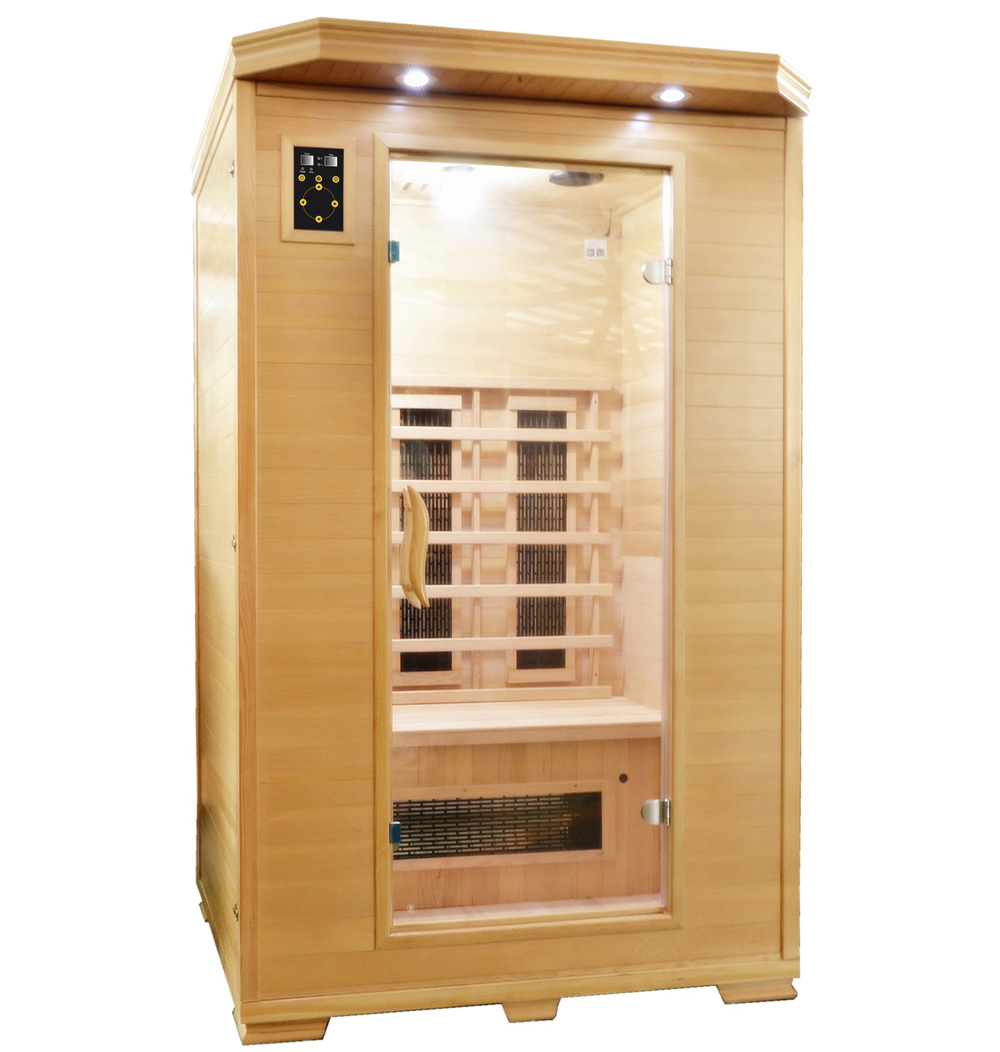 Sanotechnik Infrarotkabine CARMEN 2 für 2 Personen, 6 Keramikstrahler und Audiosystem