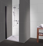 Sanoflex Duschkabine BRAVA BLACK - Schwingtür Sanoflex