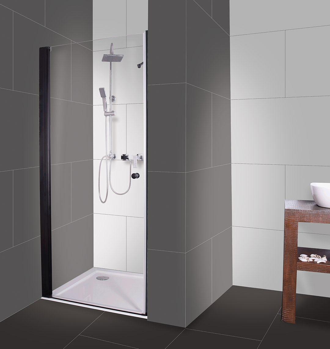 Sanoflex Duschkabine BRAVA BLACK - Schwingtür Sanoflex