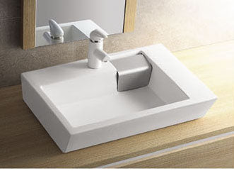 Sanotechnik Keramik Aufbauwaschtisch Sanotechnik