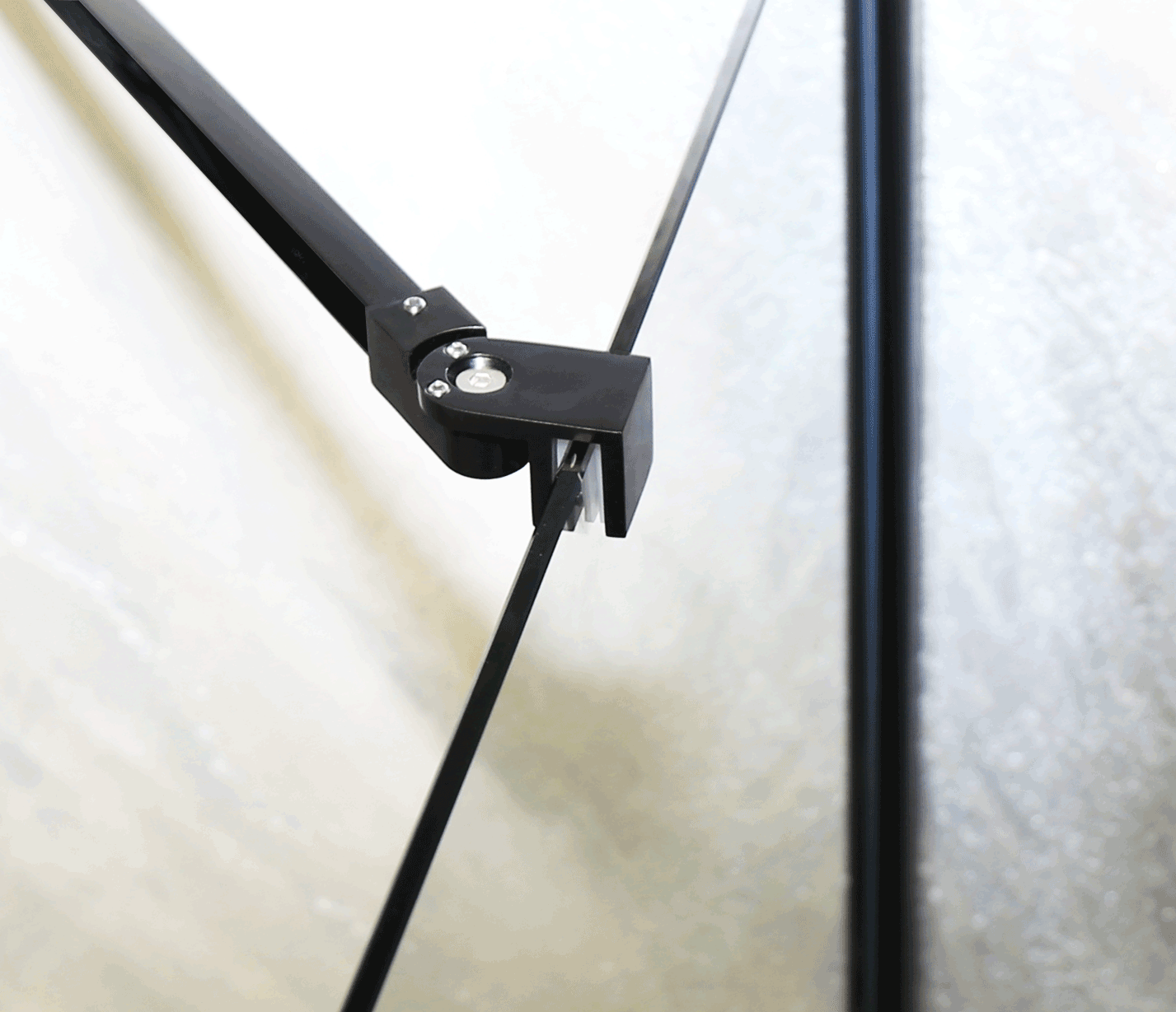 Sanoflex FREEDOM I BLACK - Duschtrennwand Sanoflex